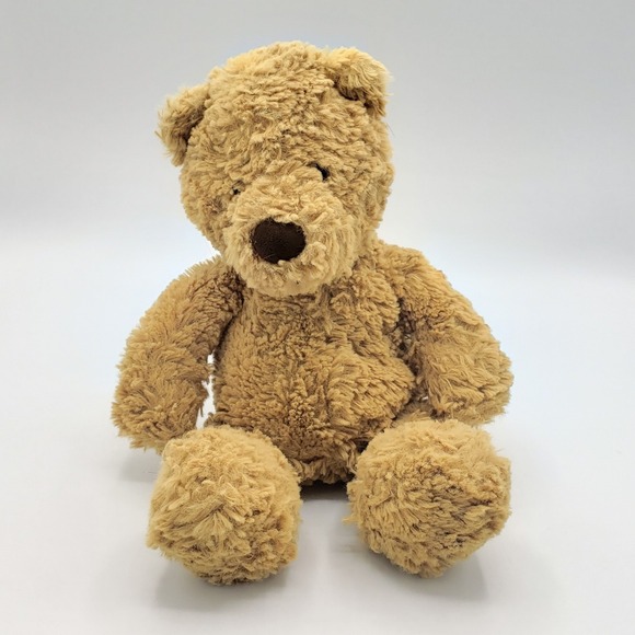 Jellycat London Bumbly Bear Small Brown Soft Jelly Cat Plush - Picture 2 of 10